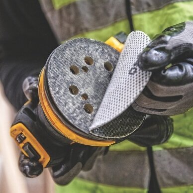 Ekscentrinis šlifuoklis DeWALT DCW210N-XJ, 18V, 125mm 6 Ekscentrinis šlifuoklis DeWALT DCW210N-XJ, 18V, 125mm 6