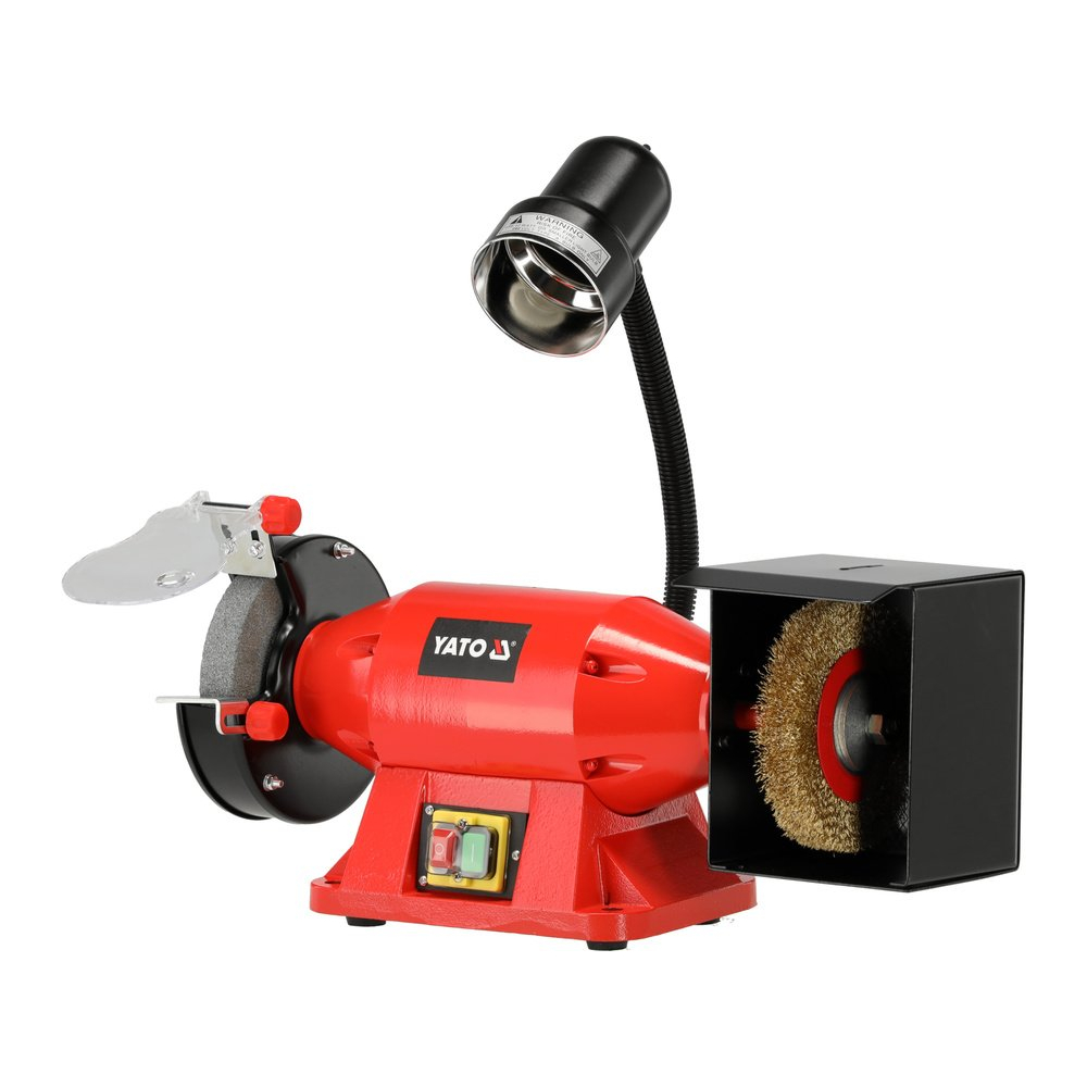 Elektrinis galąstuvas | su lempa | varinė apvija | YATO PREMIUM | 520W (150X32 mm) (YT-822107) Elektrinis galąstuvas | su lempa | varinė apvija | YATO PREMIUM | 520W (150X32 mm) (YT-822107)