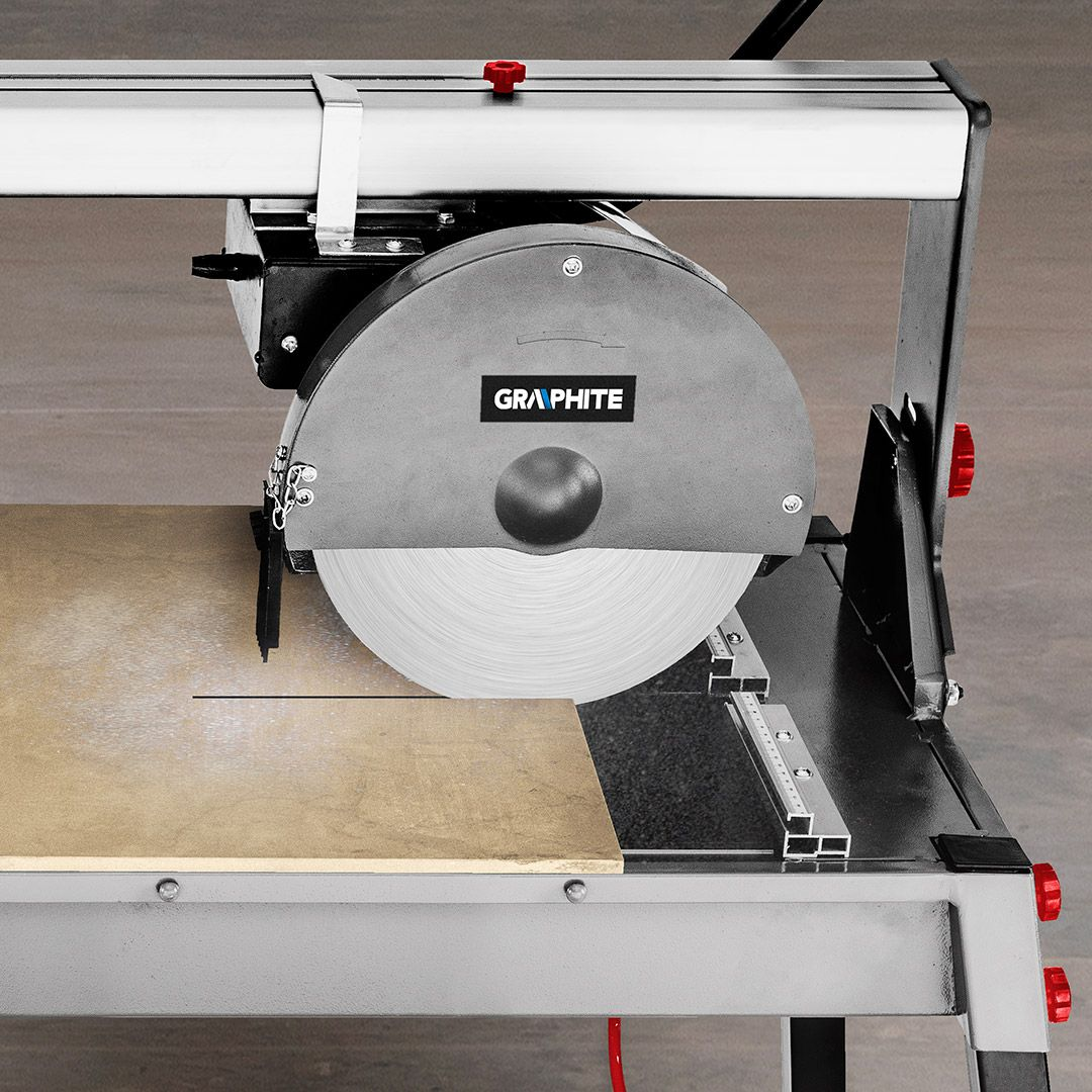 Elektrinės plytelių pjaustymo staklės GRAPHITE 59G892, 1500 W 4 Elektrinės plytelių pjaustymo staklės GRAPHITE 59G892, 1500 W 4