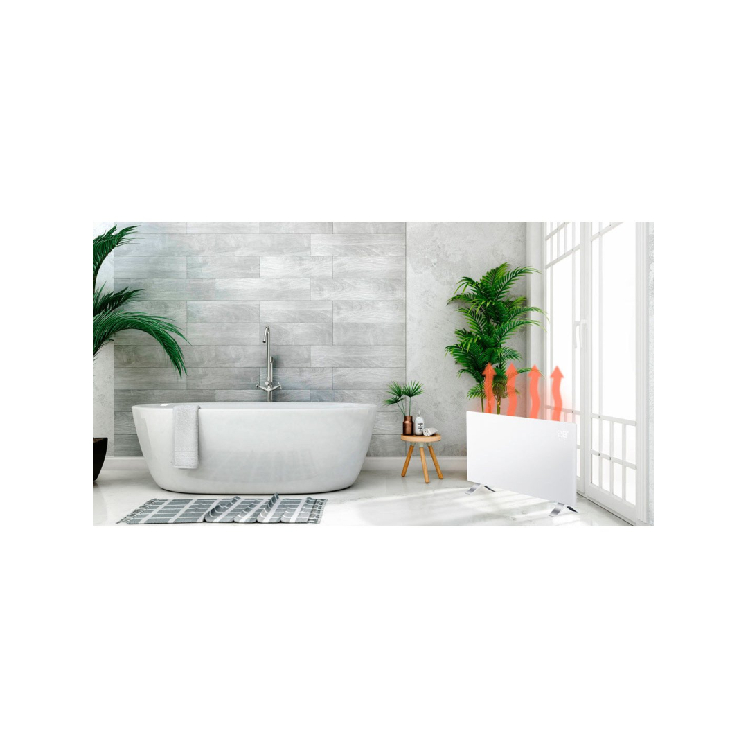 Elektrinis konvektorinis šildytuvas 1000 W, IP24, WIFI 2 Elektrinis konvektorinis šildytuvas 1000 W, IP24, WIFI 2