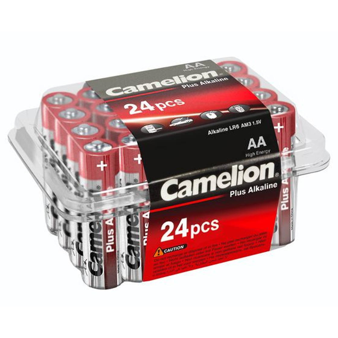 Elementai alkaline, AA, LR06 B24, 1.5V, CAMELION 24 vnt. Elementai alkaline, AA, LR06 B24, 1.5V, CAMELION 24 vnt.