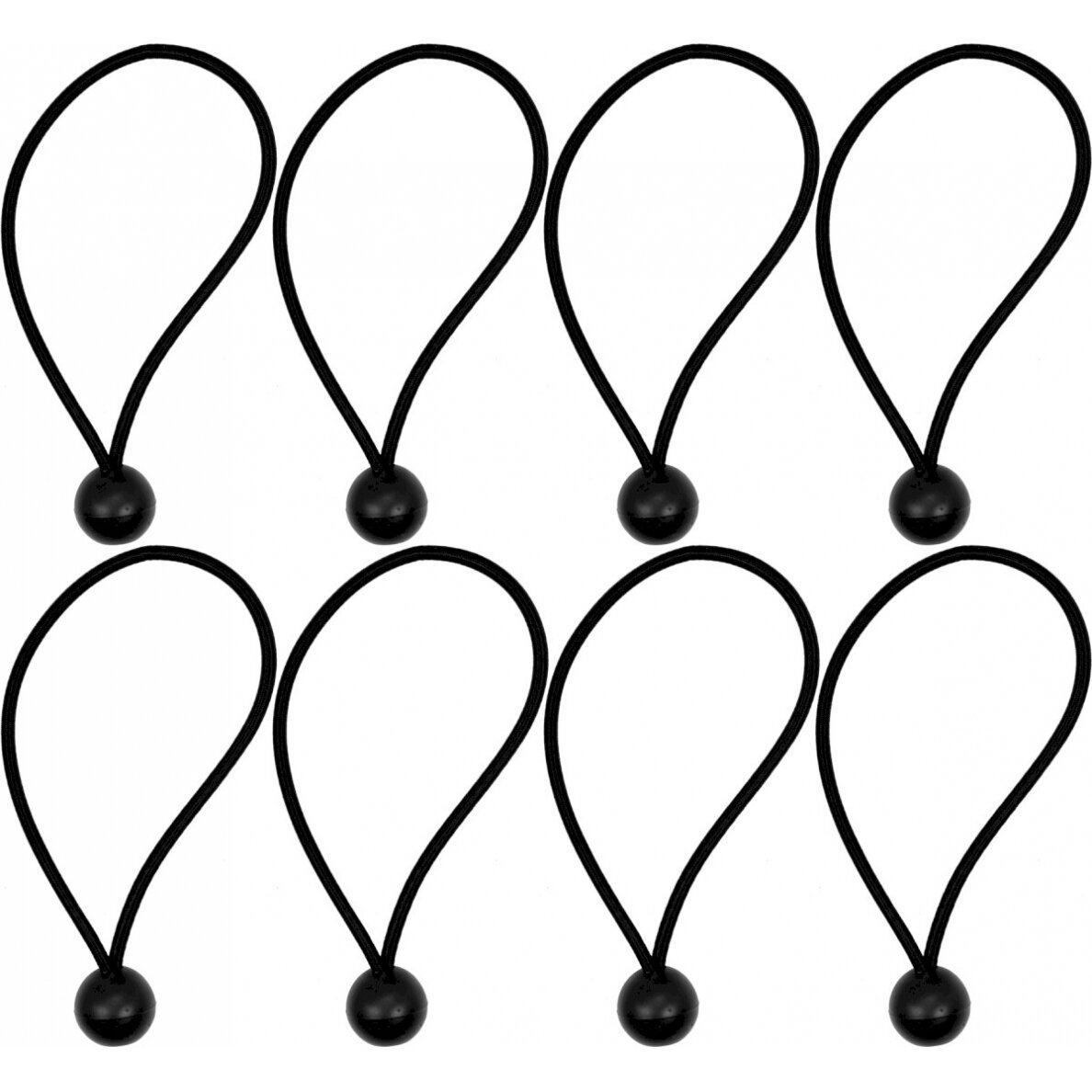 Elastinių kilpų rinkinys tentams | su bumbulu | 200 mm / 8 vnt. (85180) Elastinių kilpų rinkinys tentams | su bumbulu | 200 mm / 8 vnt. (85180)