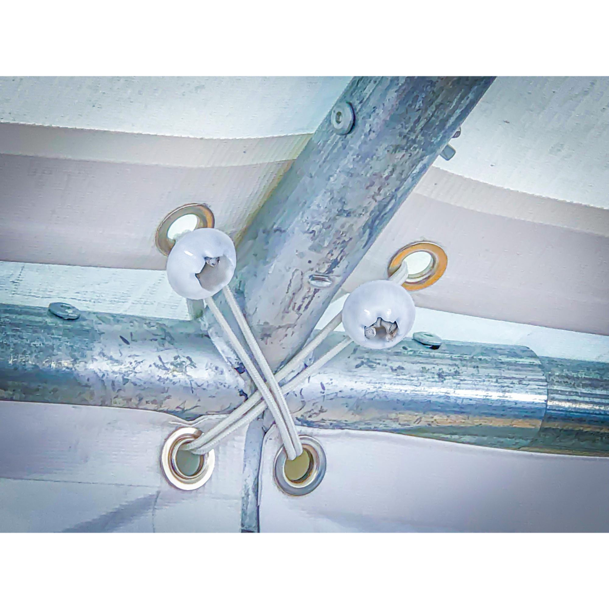 Elastinių kilpų rinkinys tentams | su bumbulu | 270 mm / 10 vnt. (85525) 1 Elastinių kilpų rinkinys tentams | su bumbulu | 270 mm / 10 vnt. (85525) 1