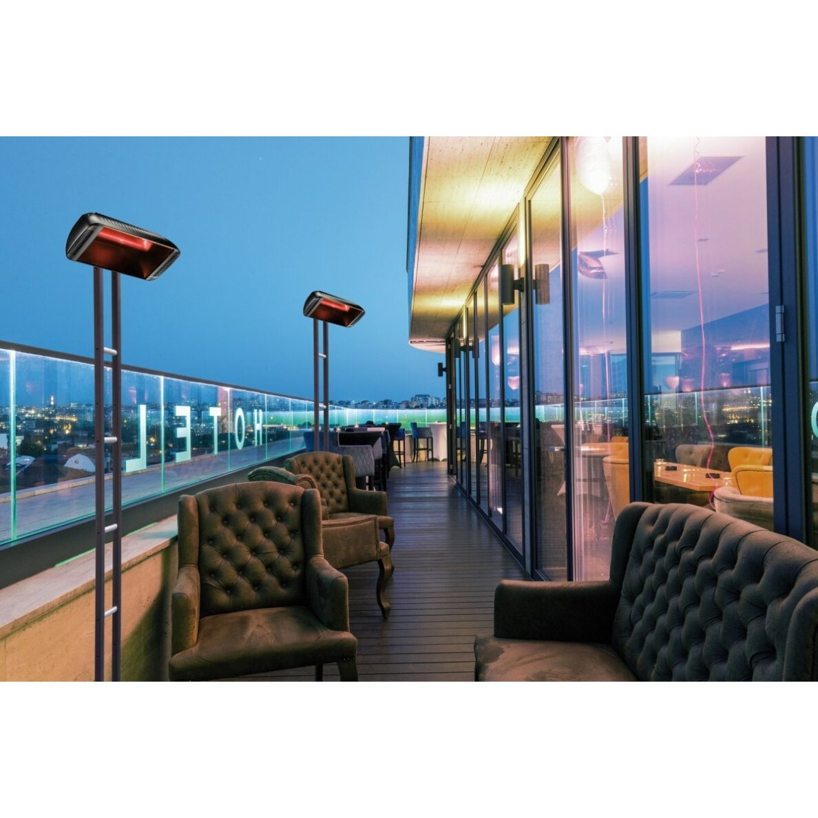 Halogeninis infraraudonųjų spindulių šildytuvas Heliosa 66 Black, 2,0 kW 4 Halogeninis infraraudonųjų spindulių šildytuvas Heliosa 66 Black, 2,0 kW 4