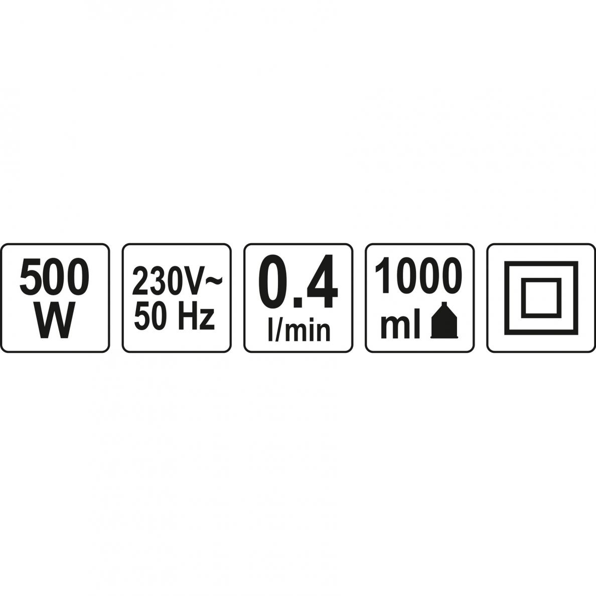 Elektrinis dažymo pistoletas Yato, 500 W 3