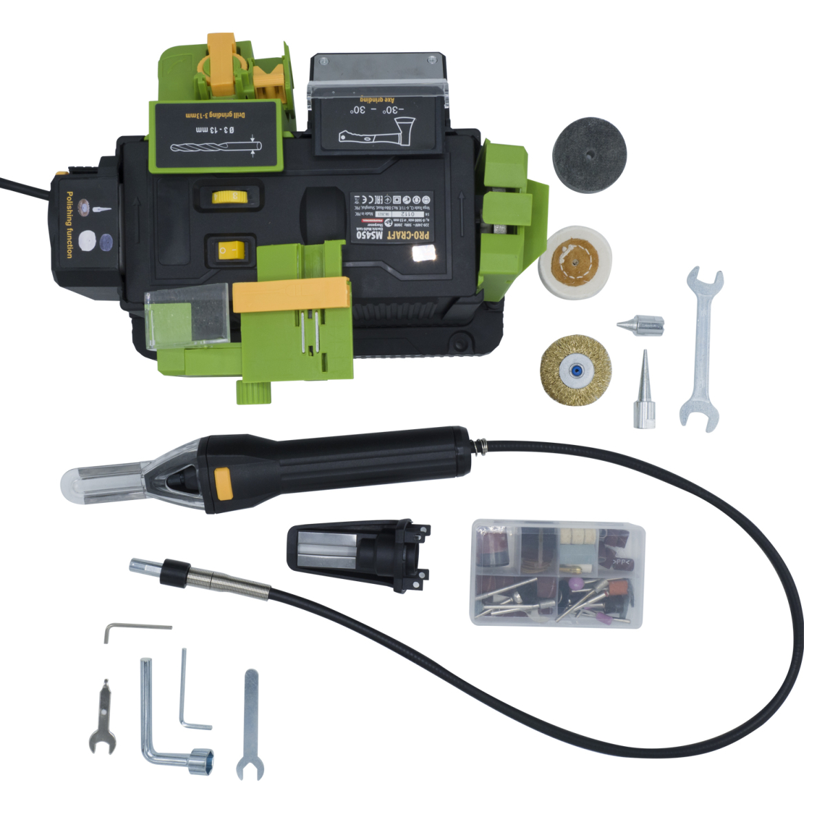 Elektrinės galandinimo staklės ProCraft MS450, 200 W 12 Elektrinės galandinimo staklės ProCraft MS450, 200 W 12