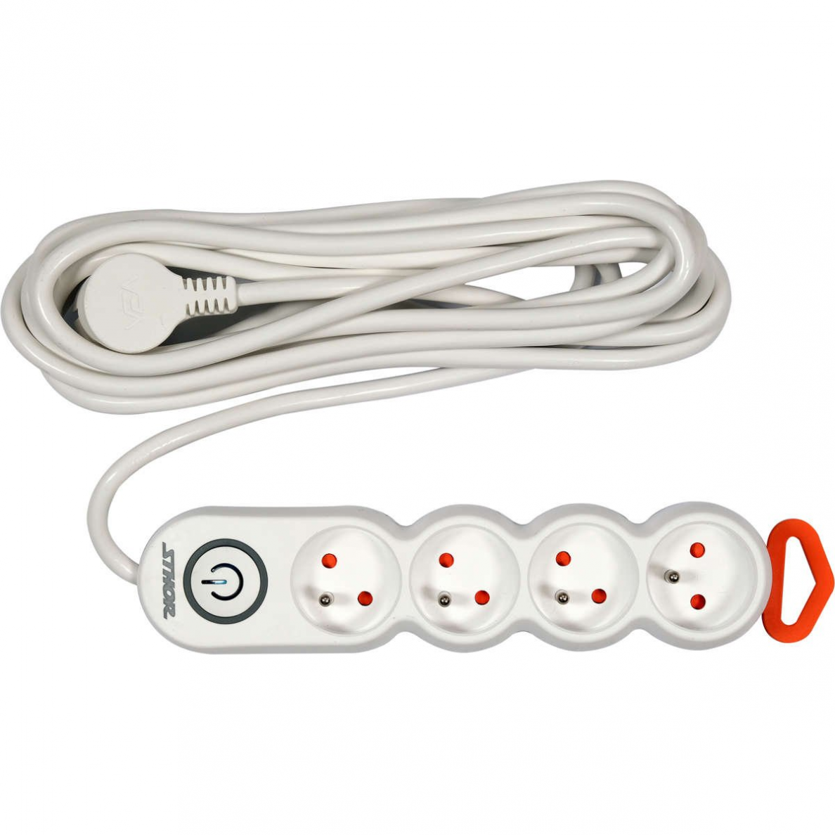 Elektrinis ilgintuvas Sthor, 4 lizdai, 5 m Elektrinis ilgintuvas Sthor, 4 lizdai, 5 m