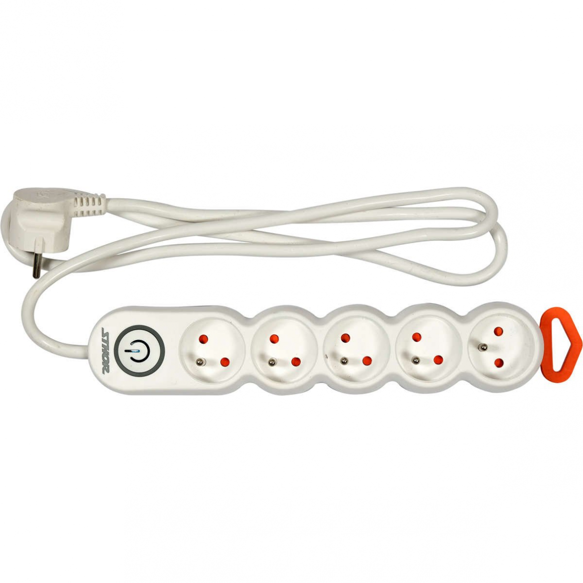 Elektrinis ilgintuvas Sthor, 5 lizdai, 1,5 m 1 Elektrinis ilgintuvas Sthor, 5 lizdai, 1,5 m 1