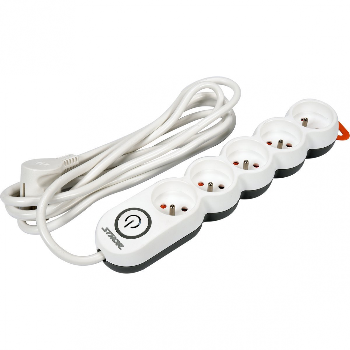Elektrinis ilgintuvas Sthor, 5 lizdai, 3 m Elektrinis ilgintuvas Sthor, 5 lizdai, 3 m