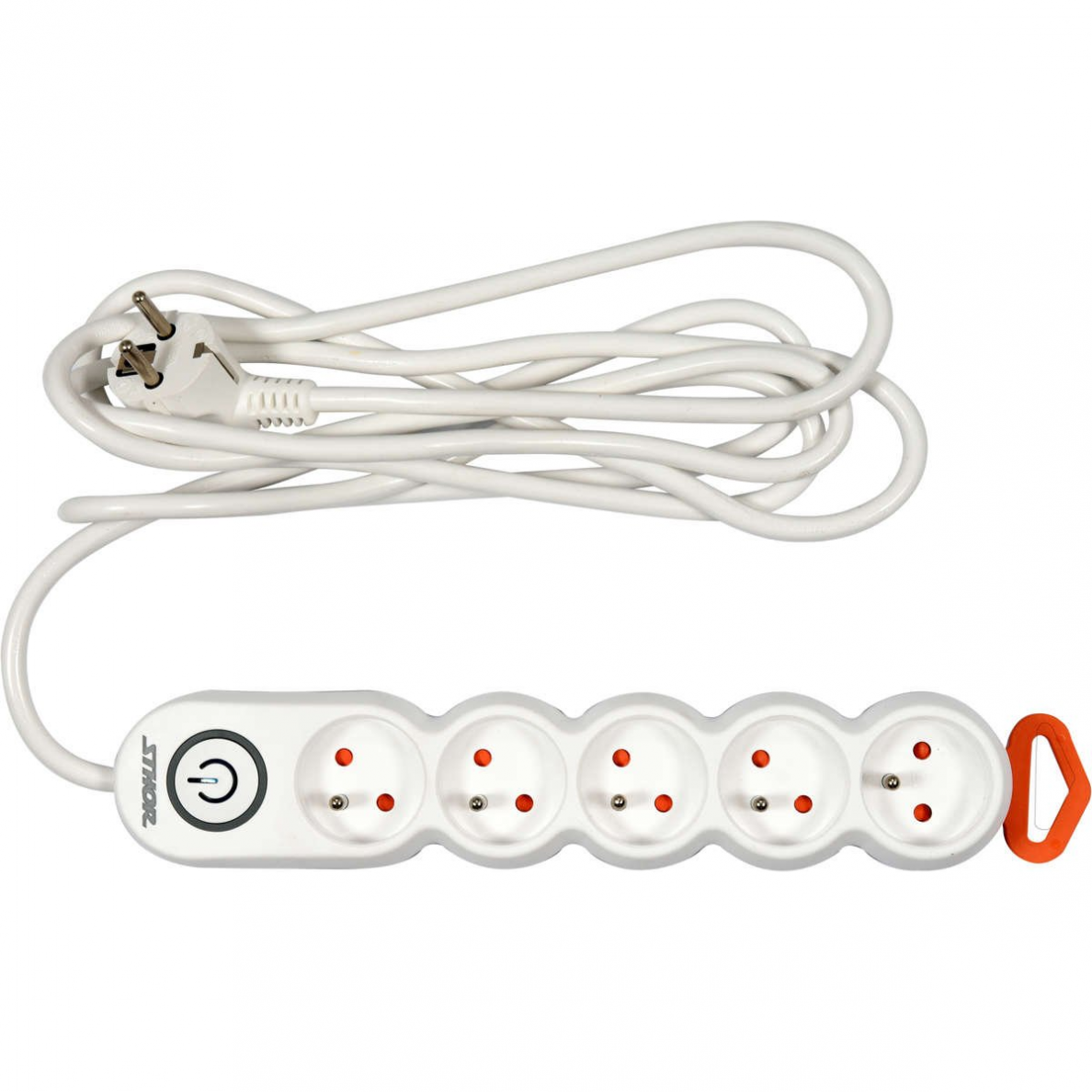 Elektrinis ilgintuvas Sthor, 5 lizdai, 3 m 1