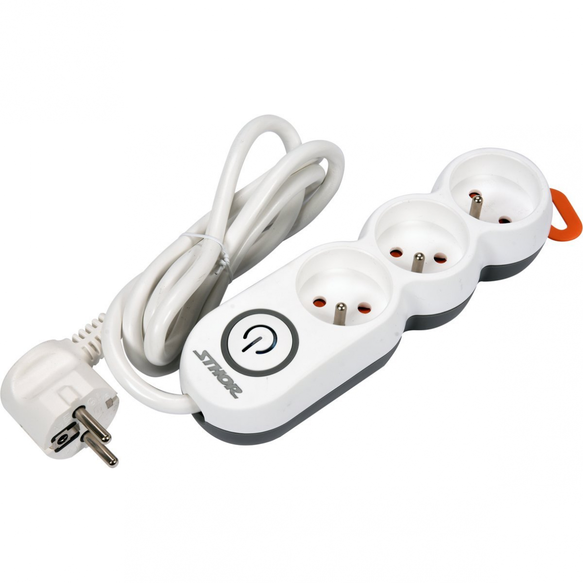 Elektrinis ilgintuvas Sthor, 3 lizdai, 1,5 m Elektrinis ilgintuvas Sthor, 3 lizdai, 1,5 m