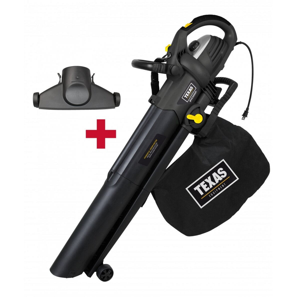 Elektrinis lapų pūstuvas - siurblys Texas BVX3000P, 3.0 kW