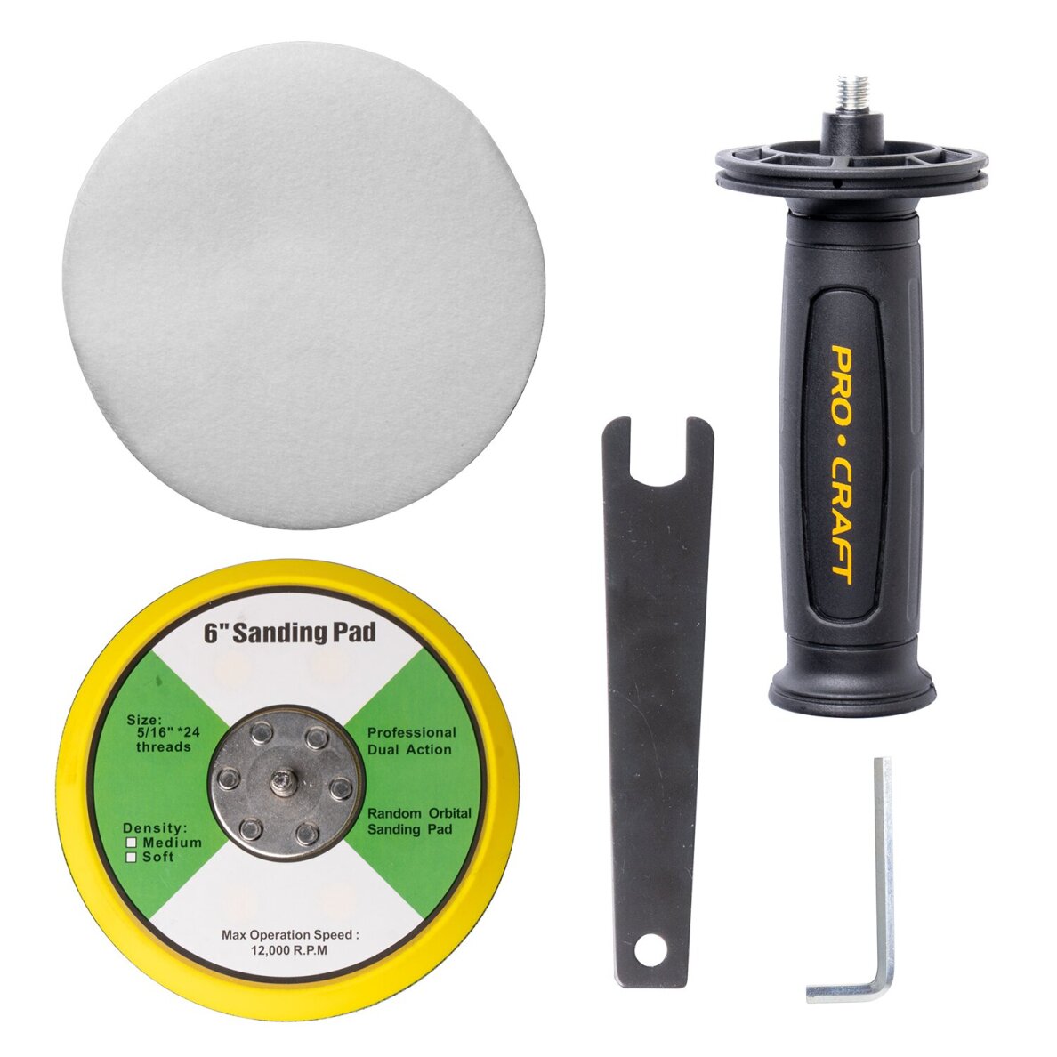 Akumuliatorinis poliruoklis ProCraft PM20bb, 20V (be akum. ir krov.) 5 Akumuliatorinis poliruoklis ProCraft PM20bb, 20V (be akum. ir krov.) 5