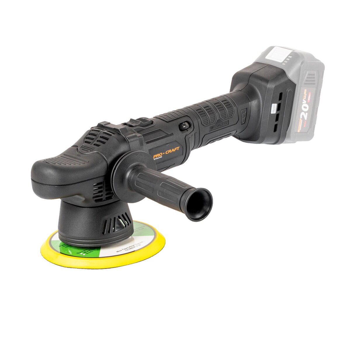 Akumuliatorinis poliruoklis ProCraft PM20bb, 20V (be akum. ir krov.) 1