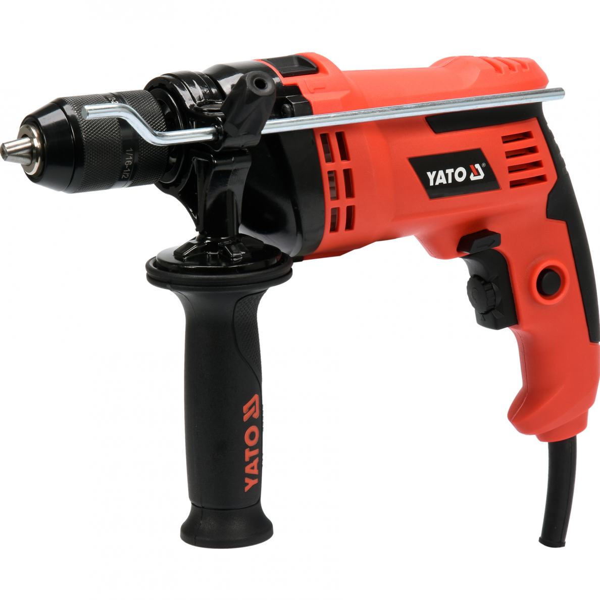 Elektrinis smūginis gręžtuvas Yato YT-82036, 810W, metalinis griebtuvas Elektrinis smūginis gręžtuvas Yato YT-82036, 810W, metalinis griebtuvas