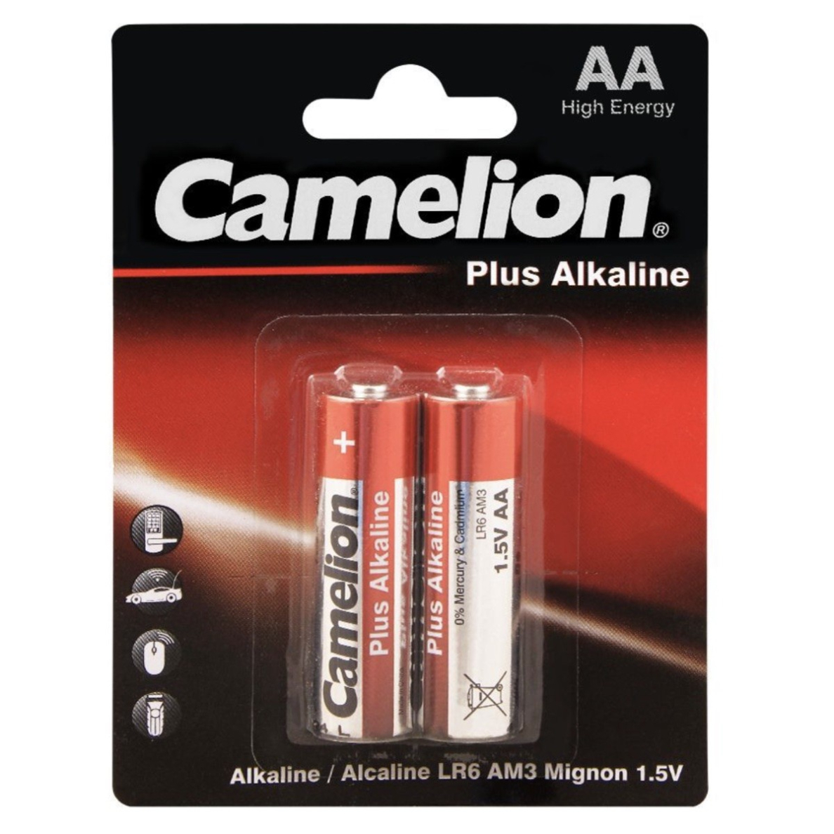 Elementai „ALKALINE" LR06-BP2 AA 2 vnt. Elementai „ALKALINE" LR06-BP2 AA 2 vnt.