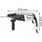 Elektrinis perforatorius Bosch GBH 2-28, 3.2 J + lagaminas L-BOXX