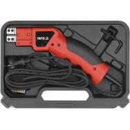 Elektrinis karštas peilis plastikui / putoms | keičiami ašmenys | 200 mm + 150 mm | 150W (YT-82191) Elektrinis karštas peilis plastikui / putoms | keičiami ašmenys | 200 mm + 150 mm | 150W (YT-82191)