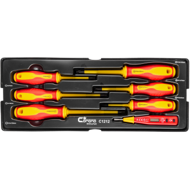 Elektriko atsuktuvų rinkinys 5 vnt. Elektriko atsuktuvų rinkinys 5 vnt.