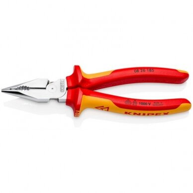 Elektrikų replės siauromis žiaunomis KNIPEX 0826185 Elektrikų replės siauromis žiaunomis KNIPEX 0826185
