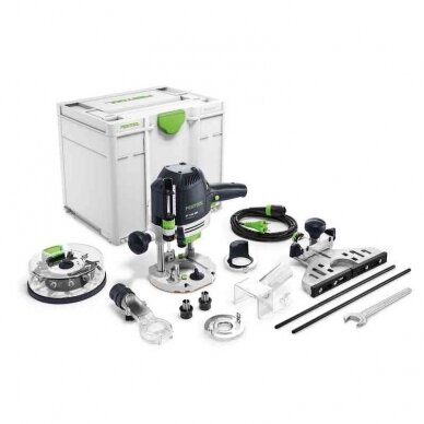 Elektrinė freza Festool OF 1400 EBQ-Plus + Box-OF-S (576540) Elektrinė freza Festool OF 1400 EBQ-Plus + Box-OF-S (576540)