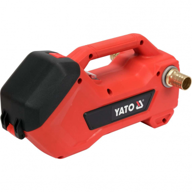 Akumuliatorinė pompa tepalui / vandeniui Yato, 18 V, 3,0 Ah, 1800 l /h 2 Akumuliatorinė pompa tepalui / vandeniui Yato, 18 V, 3,0 Ah, 1800 l /h 2