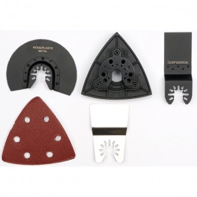 Elektrinis daugiafunkcinis įrankis Yato su priedais, 300W 2 Elektrinis daugiafunkcinis įrankis Yato su priedais, 300W 2