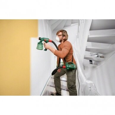 Elektrinis dažymo pistoletas Bosch PFS 2000, 440W 1 Elektrinis dažymo pistoletas Bosch PFS 2000, 440W 1