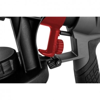 Akumuliatorinis dažymo pistoletas GRAPHITE 58GE103, 18V 4 Akumuliatorinis dažymo pistoletas GRAPHITE 58GE103, 18V 4