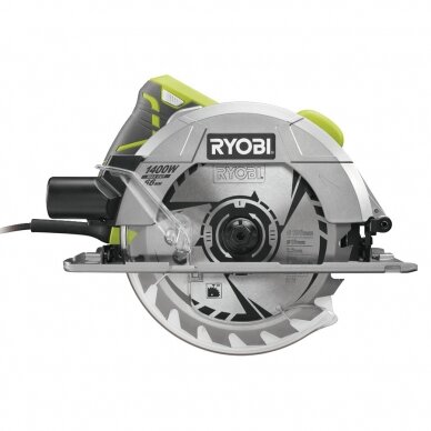 Elektrinis diskinis pjūklas Ryobi RCS1400-G, 1400W, 190mm 1 Elektrinis diskinis pjūklas Ryobi RCS1400-G, 1400W, 190mm 1