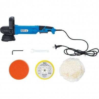 Elektrinis ekscentrinis poliruoklis BGS-Technic 9345, 900W 1 Elektrinis ekscentrinis poliruoklis BGS-Technic 9345, 900W 1