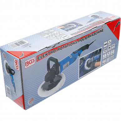 Elektrinis ekscentrinis poliruoklis BGS-Technic, 1300 W, Ø 180 mm 2 Elektrinis ekscentrinis poliruoklis BGS-Technic, 1300 W, Ø 180 mm 2