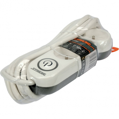 Elektrinis ilgintuvas Sthor, 3 lizdai, 5 m 3 Elektrinis ilgintuvas Sthor, 3 lizdai, 5 m 3