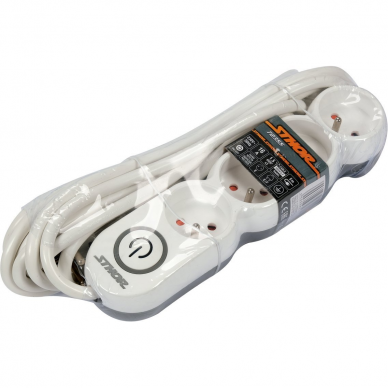 Elektrinis ilgintuvas Sthor, 4 lizdai, 5 m 3 Elektrinis ilgintuvas Sthor, 4 lizdai, 5 m 3