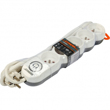 Elektrinis ilgintuvas Sthor, 5 lizdai, 1,5 m 3 Elektrinis ilgintuvas Sthor, 5 lizdai, 1,5 m 3