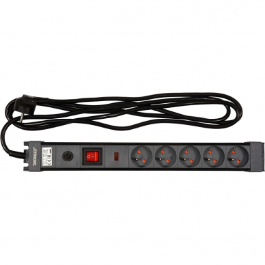 Elektrinis ilgintuvas Sthor, 5 lizdai, 3 m Elektrinis ilgintuvas Sthor, 5 lizdai, 3 m