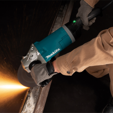 Elektrinis kampinis šlifuoklis Makita GA9080X1, 2700 W 1 Elektrinis kampinis šlifuoklis Makita GA9080X1, 2700 W 1