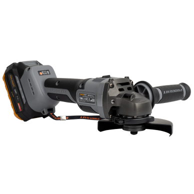 Akumuliatorinis kampinis šlifuoklis ProCraft AG125A, 20 V, 4 Ah 2 Akumuliatorinis kampinis šlifuoklis ProCraft AG125A, 20 V, 4 Ah 2