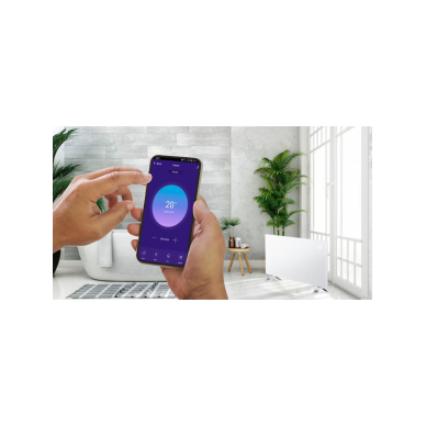 Elektrinis konvektorinis šildytuvas 1000 W, IP24, WIFI 8 Elektrinis konvektorinis šildytuvas 1000 W, IP24, WIFI 8