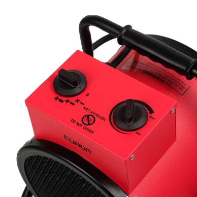 Elektrinis oro šildytuvas EUROM EK3000 Round 3kW 4