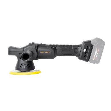 Akumuliatorinis poliruoklis ProCraft PM20bb, 20V (be akum. ir krov.) 2