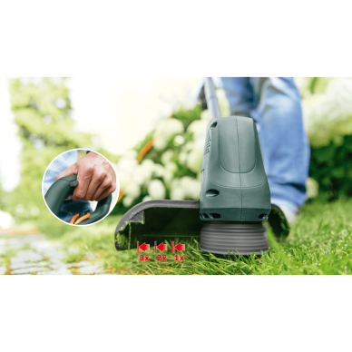 Elektrinis trimeris Bosch EasyGrassCut 23, 280 W 1 Elektrinis trimeris Bosch EasyGrassCut 23, 280 W 1