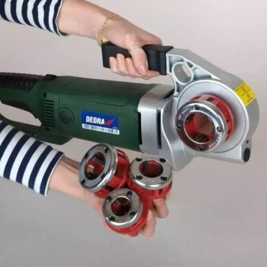 Elektrinis vamzdžių sriegiklis Dedra DED7511, 1800 W 1 Elektrinis vamzdžių sriegiklis Dedra DED7511, 1800 W 1