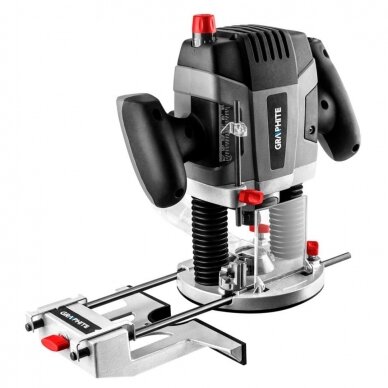 Elektrinis vertikalus frezeris (freza) Graphite 59G717, 1300W Elektrinis vertikalus frezeris (freza) Graphite 59G717, 1300W