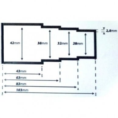 Elektrinių įrankių prijungimo reduktorius DEDRA DED66005 1 Elektrinių įrankių prijungimo reduktorius DEDRA DED66005 1