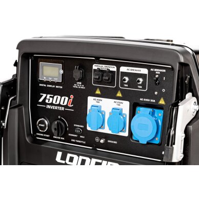 Benzininis elektros generatorius Loncin LC7500I, 6,5kW 11