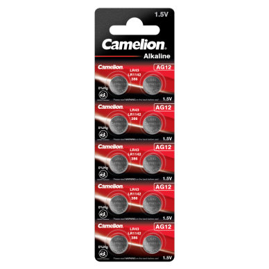 Elementas be gyvsidabrio, AG12/LR43/386, B10, 1,5V, CAMELION, 10 vnt.