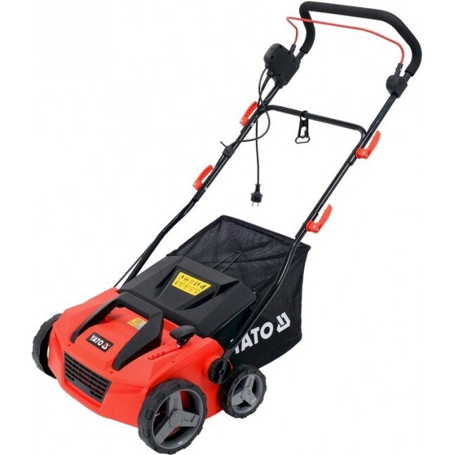 Elektrinis aeratorius / skarifikatorius Yato YT-84840, 1800W, 38cm Elektrinis aeratorius / skarifikatorius Yato YT-84840, 1800W, 38cm