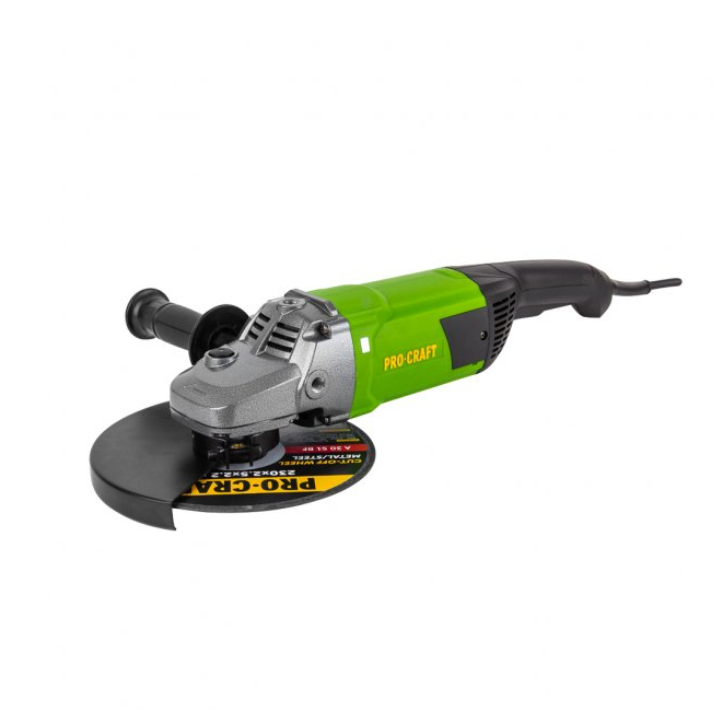 Elektrinis kampinis šlifuoklis ProCraft PW2650, 2600 W, 230 mm Elektrinis kampinis šlifuoklis ProCraft PW2650, 2600 W, 230 mm