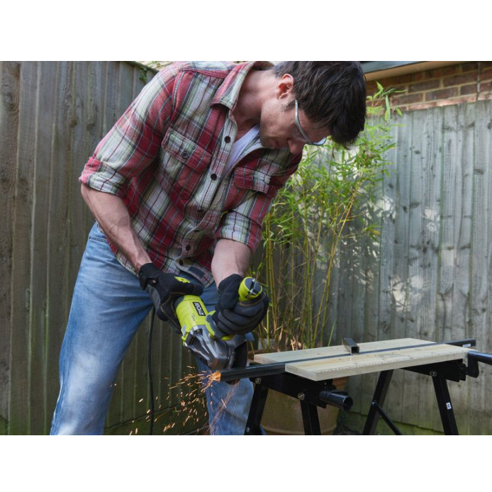 Elektrinis kampinis šlifuoklis Ryobi RAG950-125S RAG950-S125 2 Elektrinis kampinis šlifuoklis Ryobi RAG950-125S RAG950-S125 2